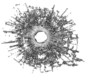 bullet hole
